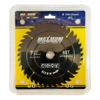 Диск пильный по дереву 185x20 мм, твердосплавный,"MAXIMUM" (2068) оптом